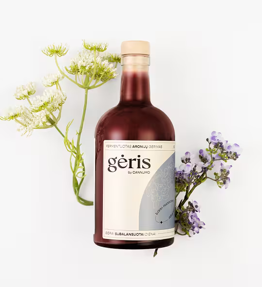 GĖRIS - fermentuotas aronijų gėrimas